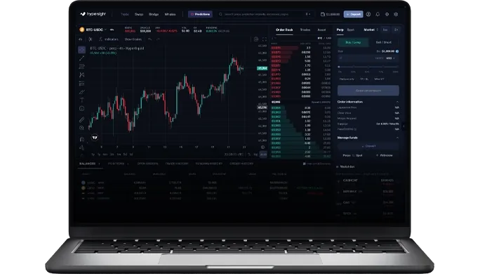 Liquary trading terminal